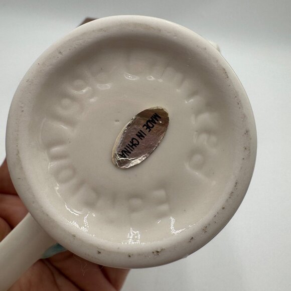 Vintage Baileys Irish Cream Winking Eye Creamer Girl w Blue Bow Limited Edition - Picture 5 of 10